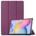 Tri-Fold Serie Samsung Galaxy Tab S7/S8 Folio Hülle - Purpur