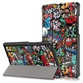 Tri-Fold Serie Lenovo Tab M8 (HD), Tab M8 (FHD) Folio Hülle - Graffiti