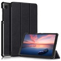 Tri-Fold Serie Samsung Galaxy Tab A7 Lite Folio Hülle - Schwarz