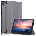 Tri-Fold Serie Samsung Galaxy Tab A7 Lite Folio Hülle - Grau