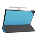 Tri-Fold Serie Samsung Galaxy Tab S6 Lite 2020/2022 Folio Hülle - Baby Blau