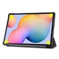 Tri-Fold Serie Samsung Galaxy Tab S6 Lite 2020/2022 Folio Hülle - Grau