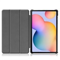 Tri-Fold Serie Samsung Galaxy Tab S6 Lite 2020/2022 Folio Hülle - Grau