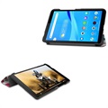 Tri-Fold Serie Lenovo Tab M7 Folio-Gehäuse - Schmetterlinge / Blumen