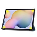 Tri-Fold Series Samsung Galaxy Tab S7+/S8+ Folio Hülle - Blau