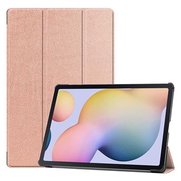 Tri-Fold Series Samsung Galaxy Tab S7+/S8+ Folio Hülle - Roségold