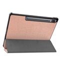 Tri-Fold Series Samsung Galaxy Tab S7+/S8+ Folio Hülle - Roségold