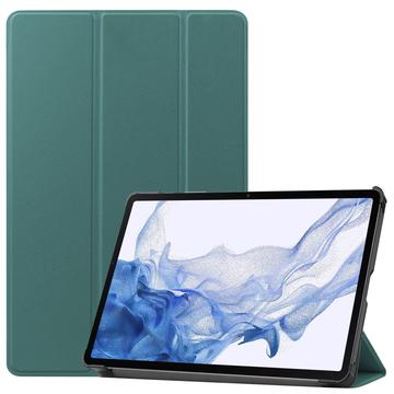 Samsung Galaxy Tab S8 Tri-Fold Serie Smart Folio Hülle - Schwarzgrün