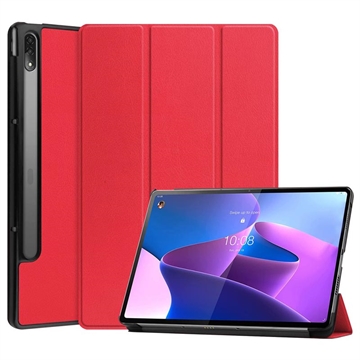 Lenovo Tab P12 Pro Tri-Fold Serie Smart Folio Hülle - Red