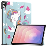 Samsung Galaxy Tab S11 Tri-Fold Serie Smart Folio Hülle - Einhorn