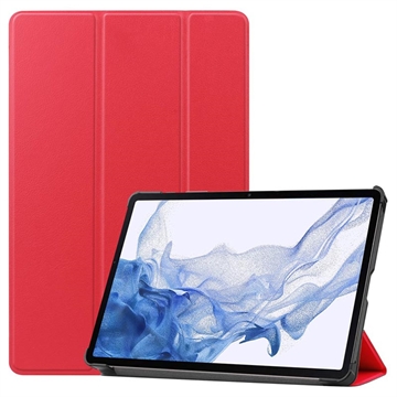Samsung Galaxy Tab S9 Tri-Fold Serie Smart Folio Hülle - Rot