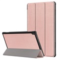 Tri-Fold Series Lenovo Tab M10 Smart Folio Hülle - Roségold