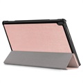 Tri-Fold Series Lenovo Tab M10 Smart Folio Hülle - Roségold