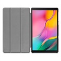 Tri-Fold Serie Samsung Galaxy Tab A 10.1 (2019) Folio Hülle - Schwarz
