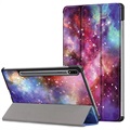 Tri-Fold Series Samsung Galaxy Tab S7/S8 Smart Folio Hülle - Galaxie