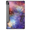 Tri-Fold Series Samsung Galaxy Tab S7/S8 Smart Folio Hülle - Galaxie
