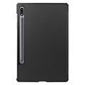 Tri-Fold Serie Samsung Galaxy Tab S8 Smart Folio Hülle - Schwarz