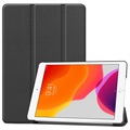 Tri-Fold Serie iPad 10.2 2019/2020/2021 Smart Folio Hülle - Schwarz