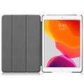 Tri-Fold Serie iPad 10.2 2019/2020/2021 Smart Folio Hülle - Schwarz