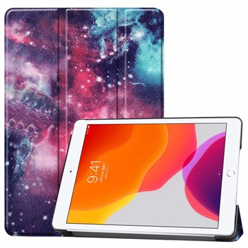 Tri-Fold Serie iPad 10.2 2019/2020/2021 Smart Folio Hülle - Galaxie