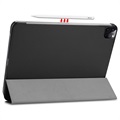 Tri-Fold Series iPad Pro 12.9 (2021) Smart Folio Hülle - Schwarz