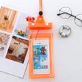 Triple Seal Universelle wasserdichte Smartphone-Hülle - 7.2" - Orange