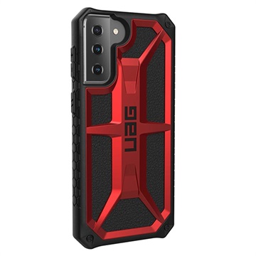 UAG Monarch Samsung Galaxy S21+ 5G Hybrid Hülle - Crimson / Schwarz