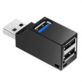 USB 3.0 Hub Splitter 1x3 - 1x USB 3.0, 2x USB 2.0 - Schwarz