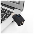 USB 3.0 Hub Splitter 1x3 - 1x USB 3.0, 2x USB 2.0 - Schwarz