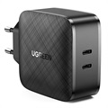 Ugreen CD216 Schnelles Wandladegerät - 2x USB-C PD, QC4.0 - 66W