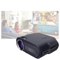 Uhappy U70 Tragbarer LED Projektor mit Fernbedienung - Grau