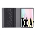 Ultra-Slim Samsung Galaxy Tab A7 10.4 (2020) Bluetooth Tastaturhülle - Schwarz