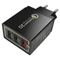 Universal 3-Port Schnell USB-ladegerät mit QC3.0 - 18W