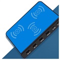 Universelle 9-in-1 Ladestation - EU-Stecker - Blau / Schwarz