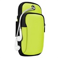 Universal Dual Pocket Sports Armband für Smartphones - Grün