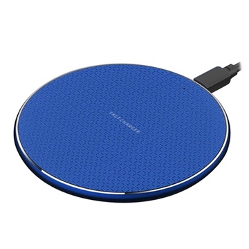 Universal Schnell Qi Kabelloses Ladegerät Q25 - 10W - Blau