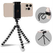 Universal Flexibles Smartphone Tripod Ständer - 60-85mm - Schwarz