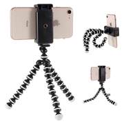 Universal Flexibles Smartphone Tripod Ständer - 60-85mm - Schwarz