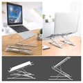 Universal Faltbarer Multi-Winkel Laptop Ständer N8 - 17.3" - Silber