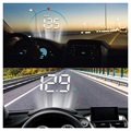 Universal Head-Up-Display Digitaler Auto-Tachometer - Schwarz