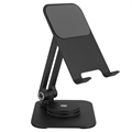 Universal drehbarer Tablet- und Smartphone-Desktop-Halterung - Grau