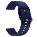 Universal Smartwatch Silikonarmband - 20mm - Navy Blau