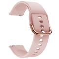 Universal Smartwatch Silikonarmband - 20mm - Rosa