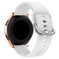 Universal Smartwatch Silikonarmband - 20mm - Weiß