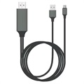 Universal Type-C auf HDMI Adapter - 2m - Schwarz