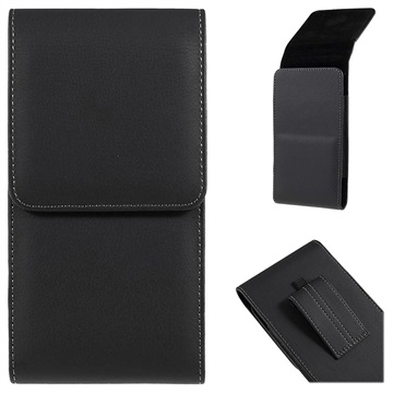 Universelle Vertikale Smartphone Holster-Tasche - 6.7in - Schwarz