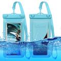 Wasserdichte Universaltasche mit Kartenhalter - 7.5" - Blau