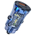 Baseus Magic USB Und USB-C QC&PD Kfz-Ladegerät - 45W - Schwarz