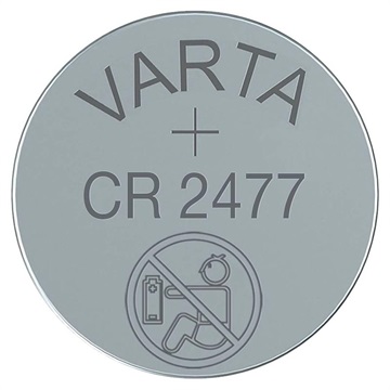 Varta CR2477/6477 Lithium Knopfzellen Batterie 6477101401 - 3V