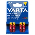 Varta Longlife Max Power AAA Akku 4703101404 - 1260mAh - 1x4